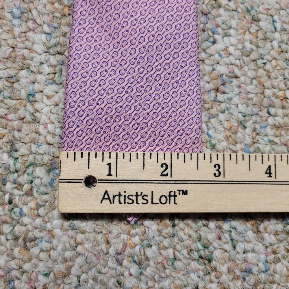 Vineyard Vines Lacrosse Stick Tie Boys OS Pink Preppy Silk Necktie Dressy
